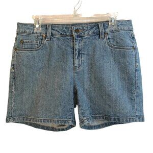 Falls Creek  Denim Med Wash Shorts Ladies 8